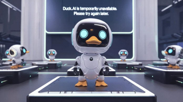 Duck.ai Is Temporarily Unavailable. Please Try Again Later.